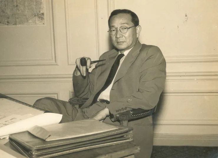 1948年林語堂任職於中華民國駐聯合國教科文組織(UNESO)藝文組主任