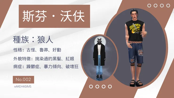 斯芬．沃伕的病歷照