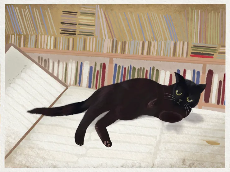 今日本喵書當枕        加尼一起/繪