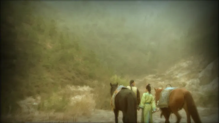 若蘭和常青山的閃回