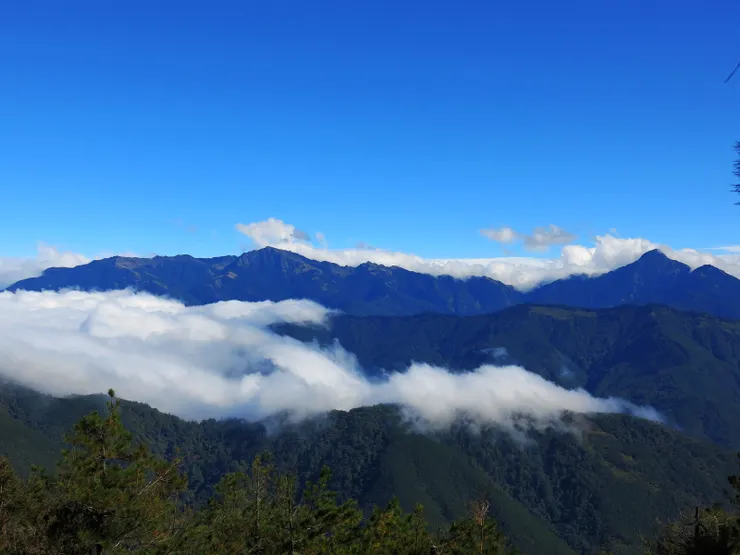 ▲雪山眺望中央山脈北一段