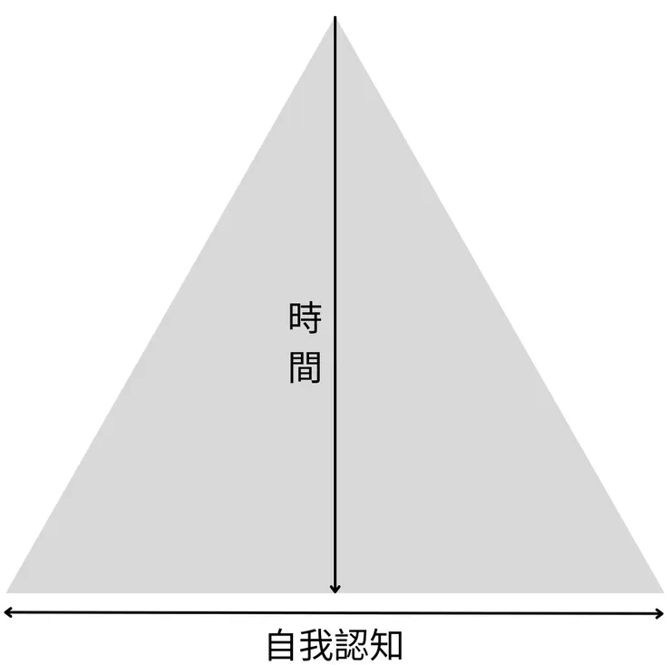 ＜自我認知三角形＞