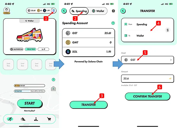 STEPN｜一起走路進入邊走邊賺的WEB3區塊鏈遊戲｜教你如何從交易所入金/提幣/出金
