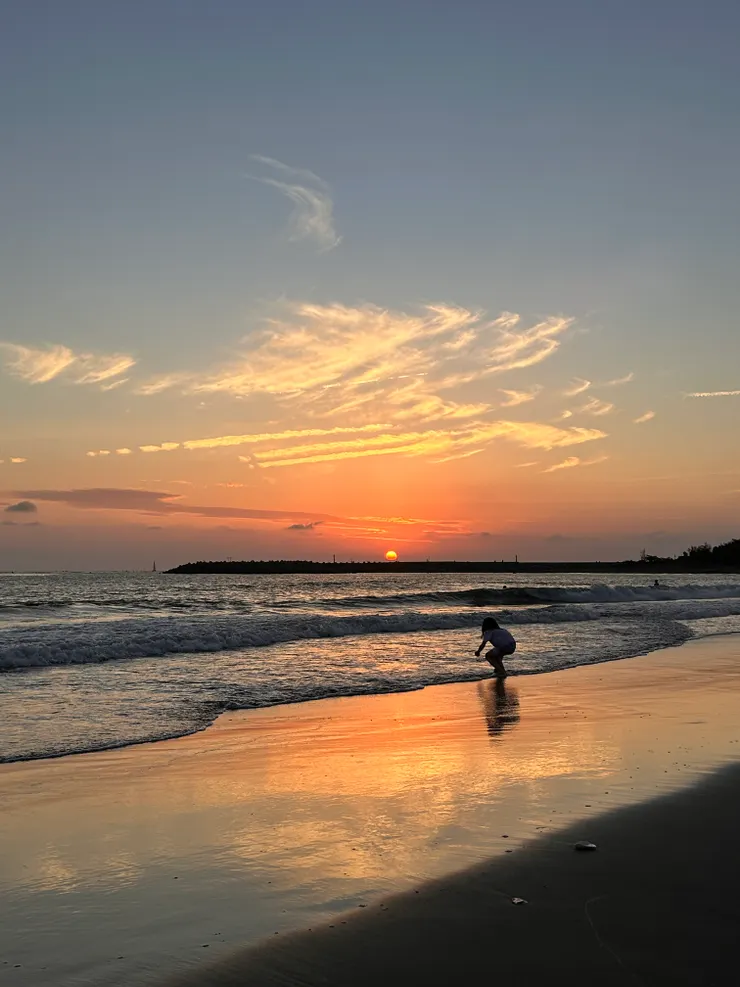 漁光島夕陽