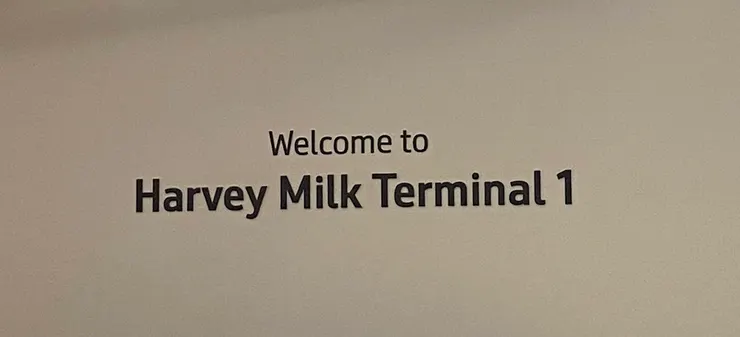 SFO Airport Arrived