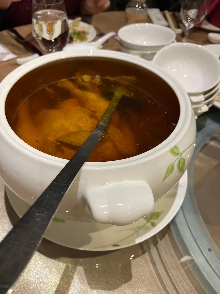 牛蒡野茸炖雞湯