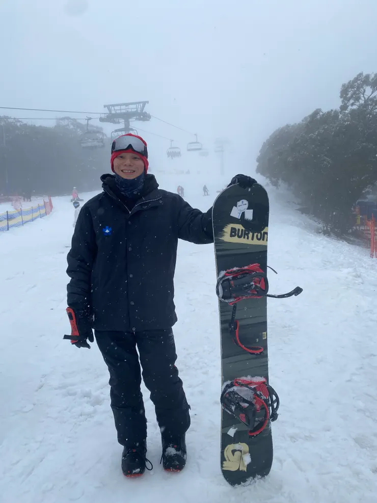 滑雪前的照片，等等摔死