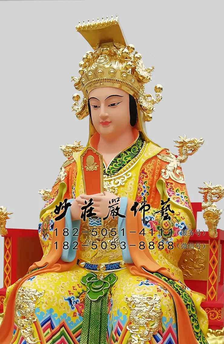 媽祖神像右側近照現場實拍圖