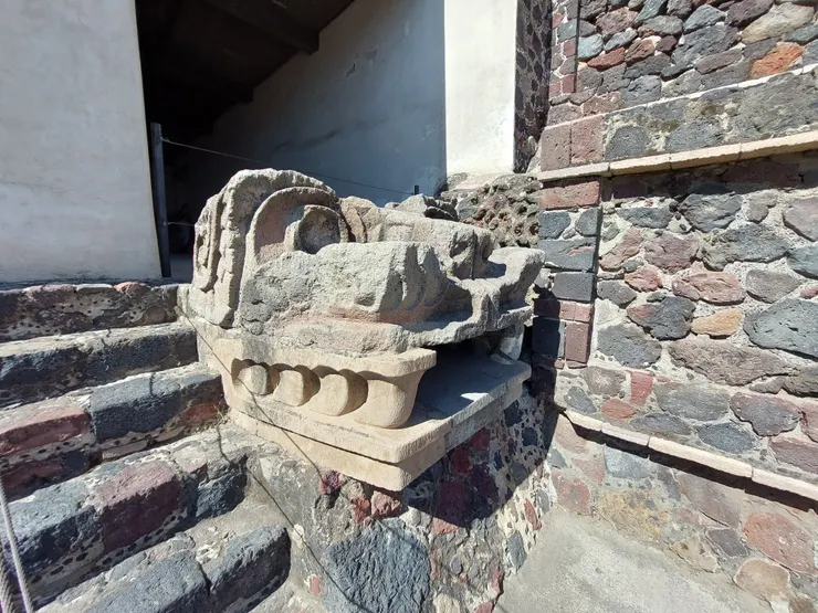 Teotihuacan - Palacio de Quetzalpapálotl 一角