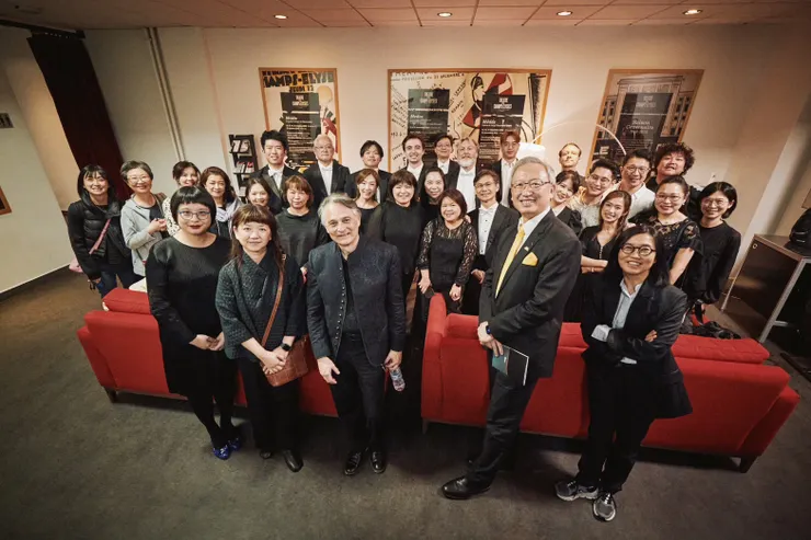國家交響樂團（NSO）2024歐洲巡迴演出在法國時間4月13日晚間於歷史悠久的香榭麗舍劇院（Théâtre des Champs-Élysées）劃下句點，為此行譜下完美樂章。（鄭達敬攝，國家交響樂團提供）