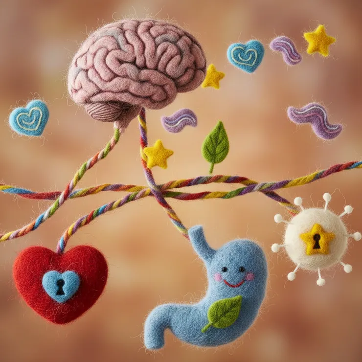 當你產生一種情緒(例如喜悅),大腦會釋放對應的神經肽。