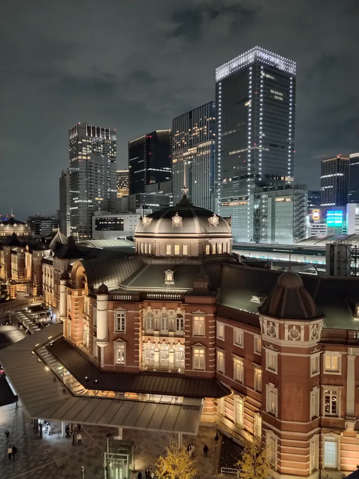 東京車站夜景堪稱一絕