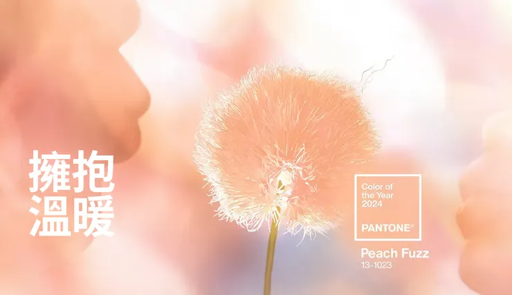 PANTONE 13-1023 Peach Fuzz (柔和桃)