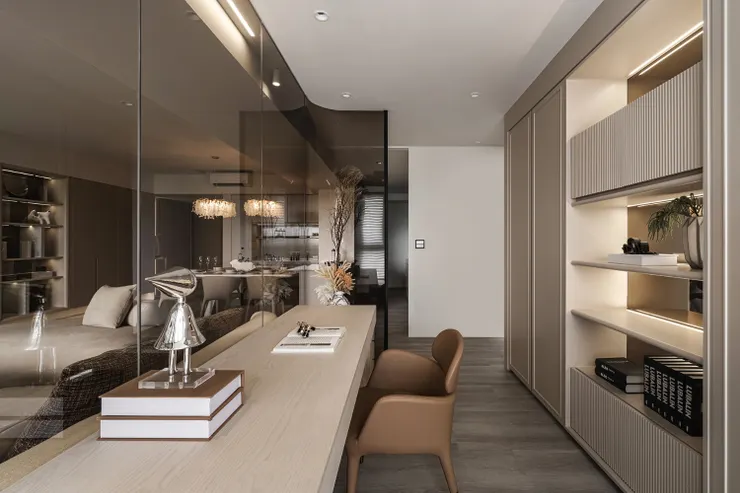 ▲半開放式書房設計案例<森林之星D1-12F>