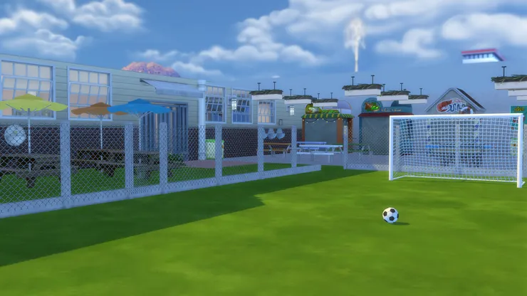 清早的陽光較溫和，最適合球隊晨操。