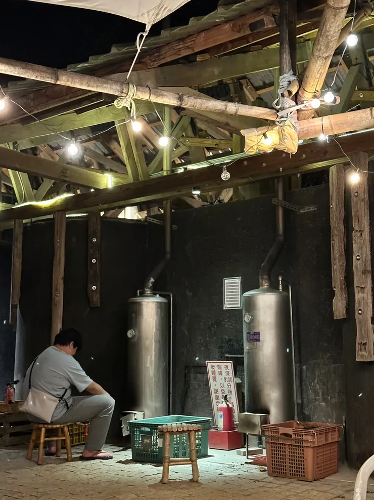 里波區限定的柴燒檜木泡澡桶