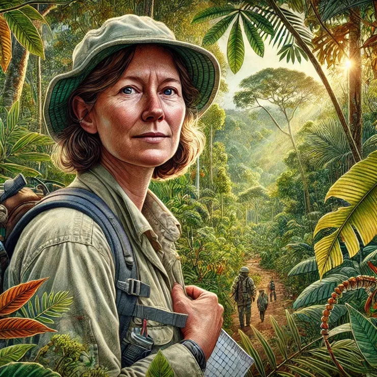 She spent countless hours there, cataloging plants, observing animals, and dreaming of distant jungles.