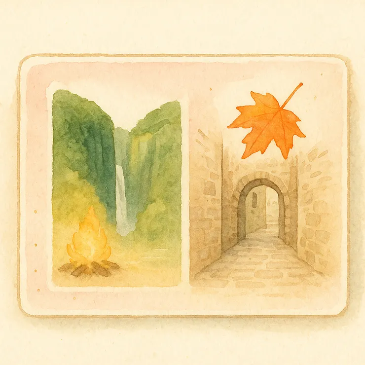 「悠活・悠活」「慢步・漫步」，