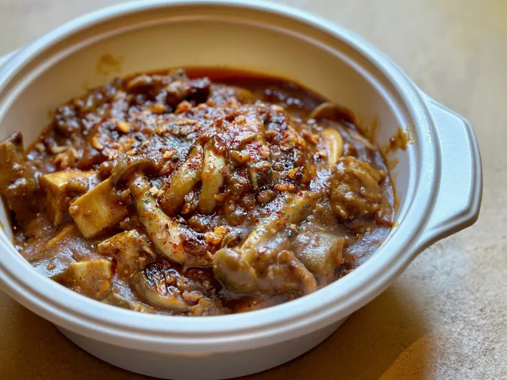 外帶的麻婆豆腐咖哩