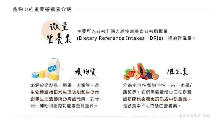 微量營養素介紹 - 療癒系營養師 智睎