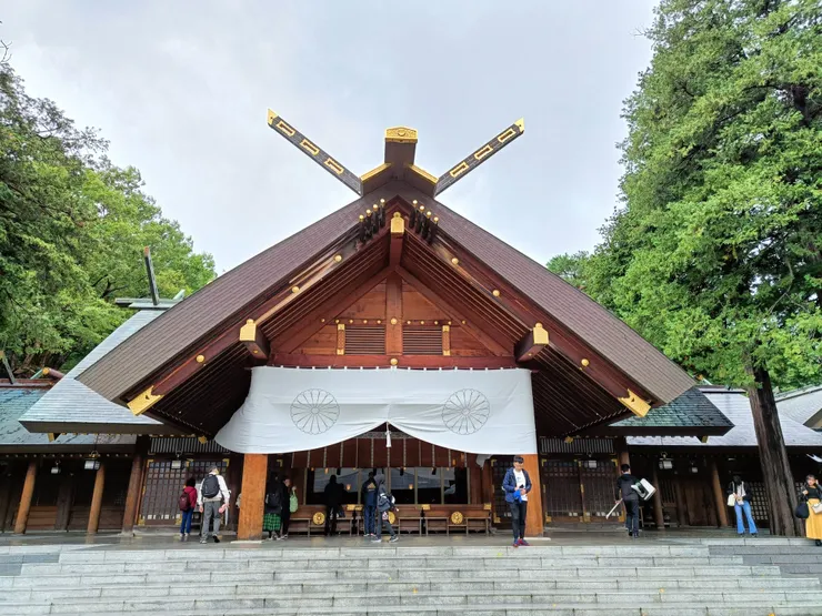 北海道神社外型簡潔俐落