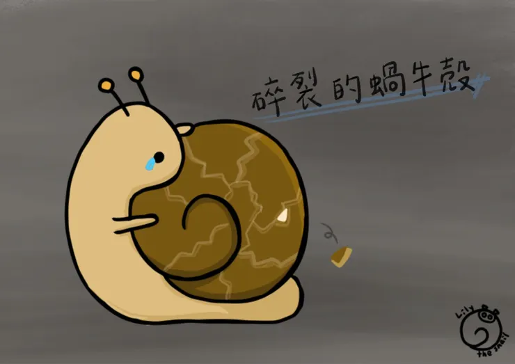 碎裂的蝸牛殼，關於那些無處安放的脆弱