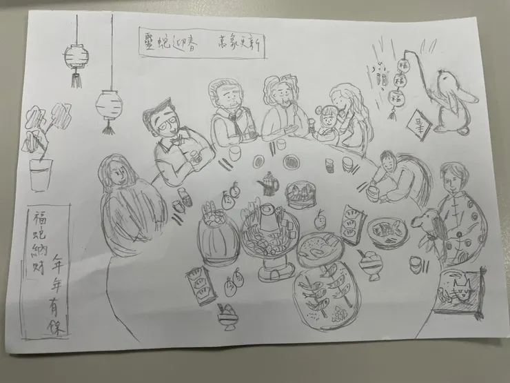 參考網路圖片，再自己鉛筆手繪 :) 傷眼請見諒