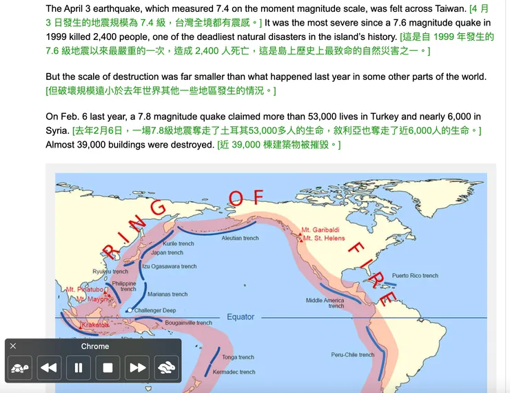 Life on the Ring of Fire