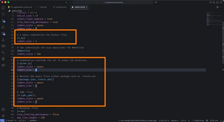 VS Code tab and space editorconfig example.jpg