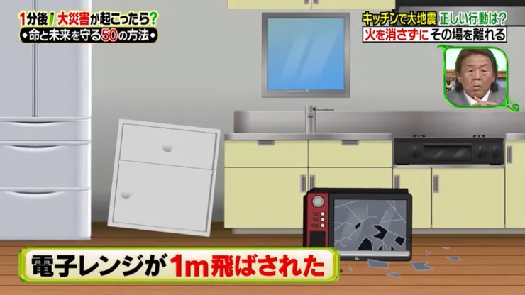 廚房家電在地震時真的很危險
