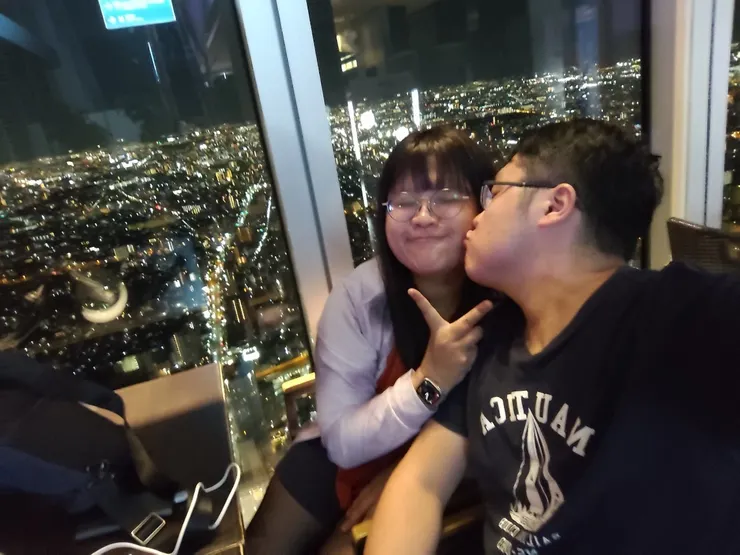 這時候的我們拍照有些狼狽啊😅