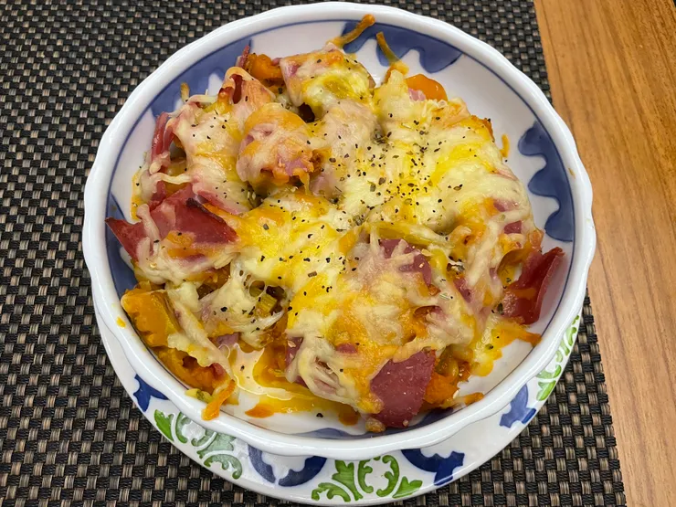 南瓜火腿起司焗烤