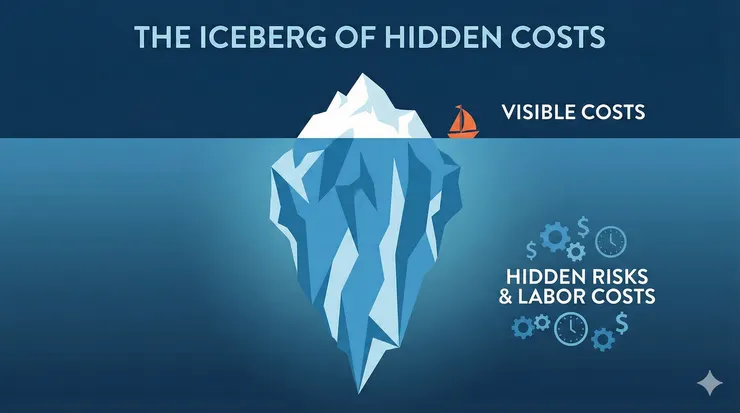 冰山下的隱形成本，更是你該關注的巨大風險