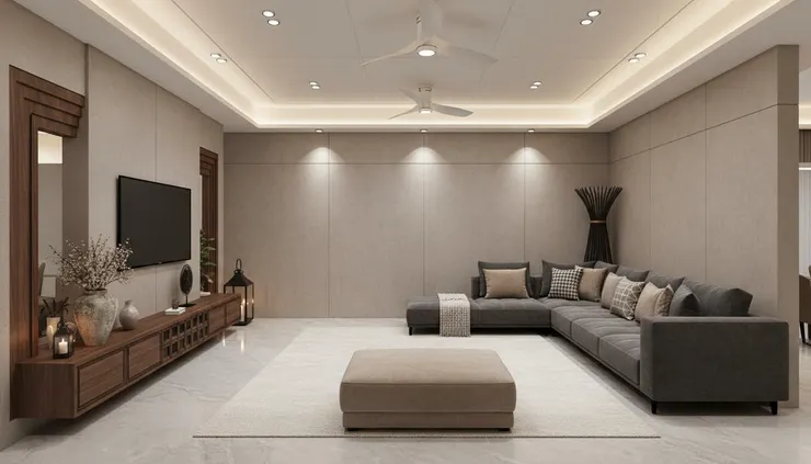 ai visualization showing different lighting and material options in render ai renovation