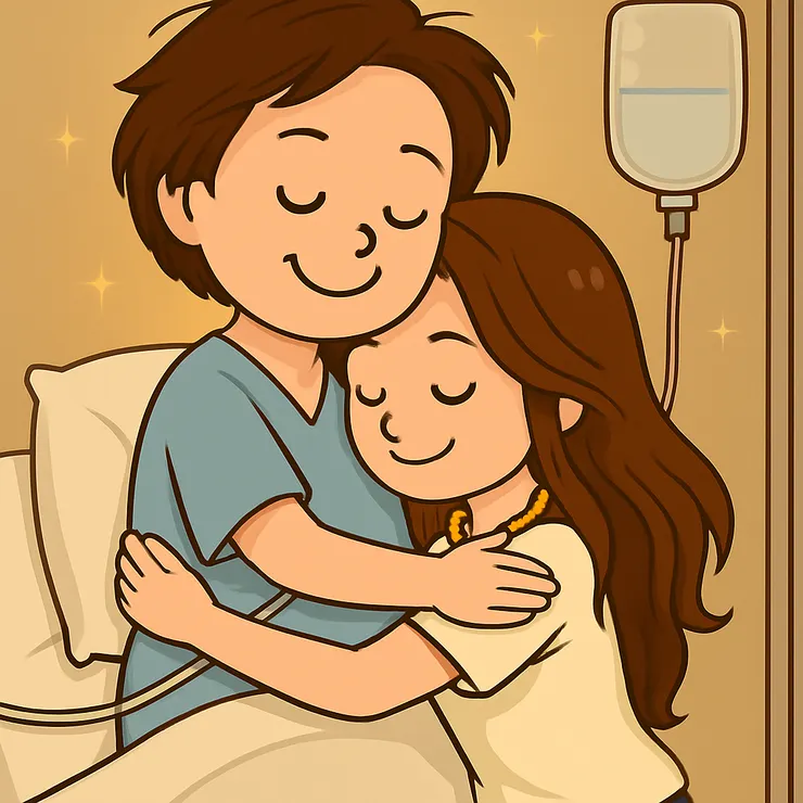 那天我抱著她，其實心裡比誰都清楚—我長大了。 她還是媽媽，但我已經開始學著，成為她的依靠。