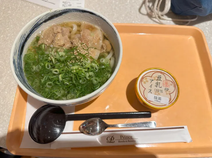 品川限定青蔥叉燒烏龍麵和濃郁抹茶豆乳冰淇淋