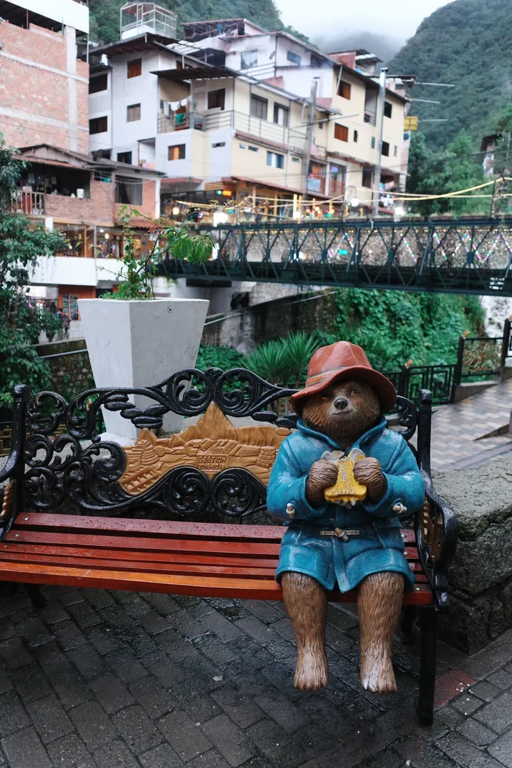 坐在河畔的Paddington