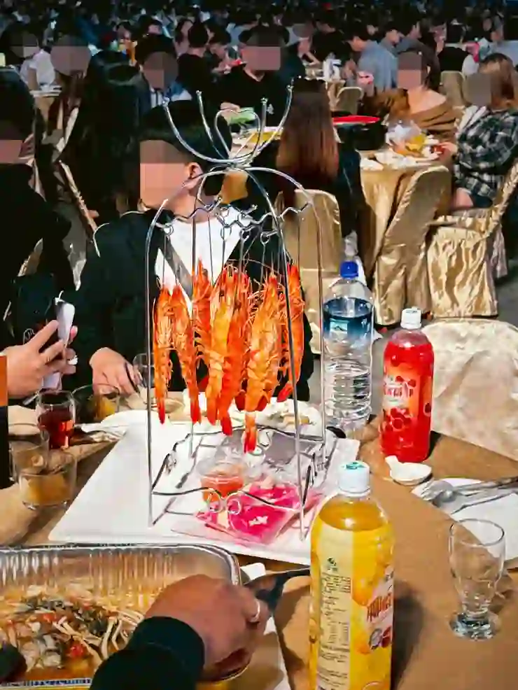 洪廚囍宴尾牙鹽烤泰醬海大蝦