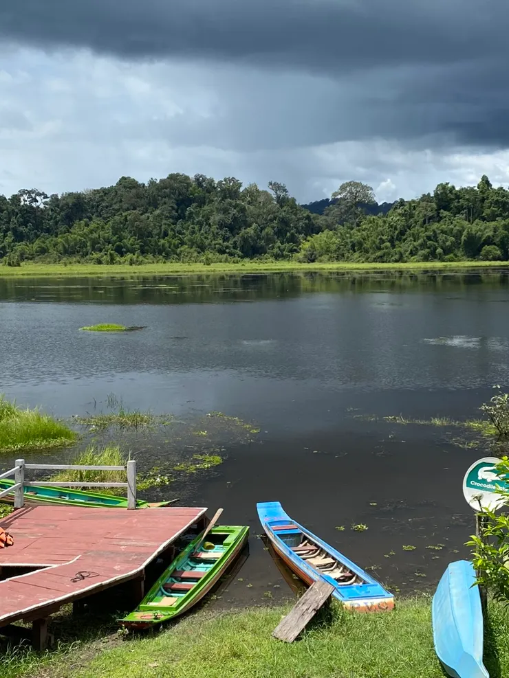 最美麗的目的地，鱷魚湖。湖的周邊一整區，即是Bau Sau 濕地。被UNESCO列入世界上重要的濕地之一