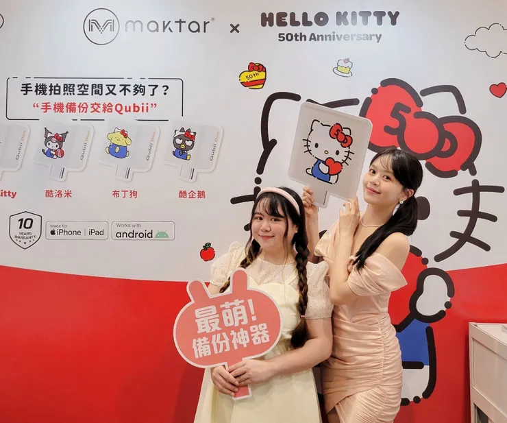 圖說：Maktar將展場打造成超萌Hello Kitty主題，成網紅的打卡點之一。（資料來源：Maktar）