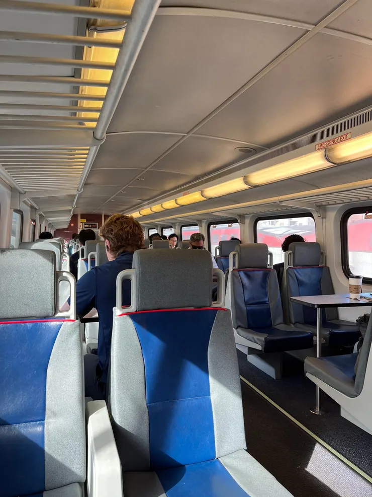 Caltrain (加州列車) 內部