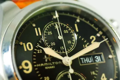 Hamilton-卡其野戰計時機械錶