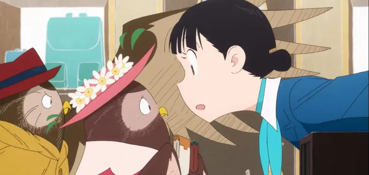 人類和動物角色的畫法相當不同。