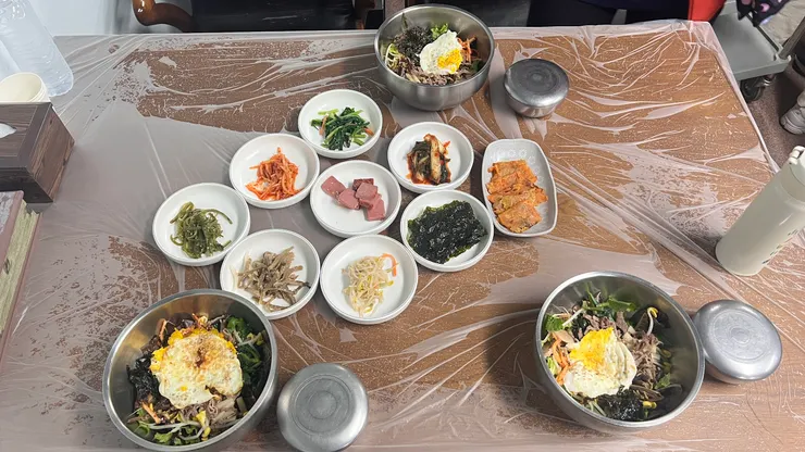 晚餐全州拌飯標價13000韓元