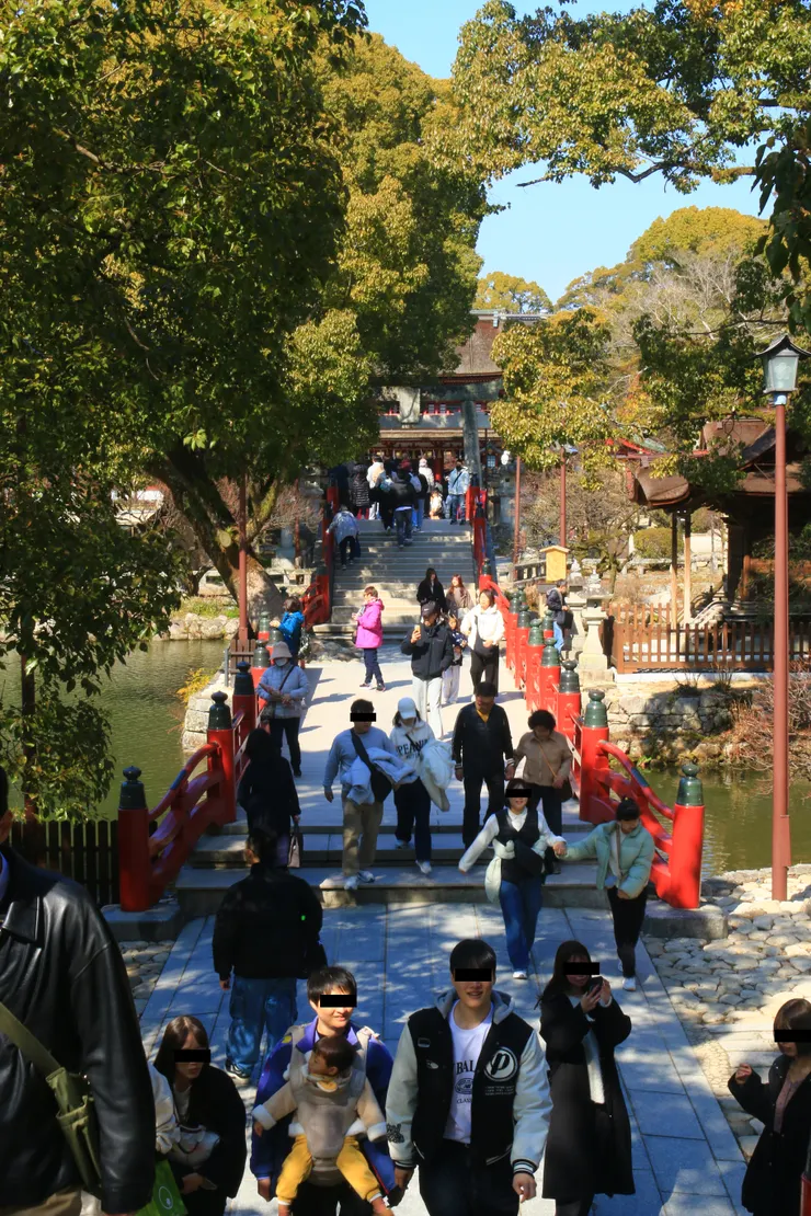 沿路大量的韓國人