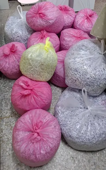 我產出的13包學術碎紙