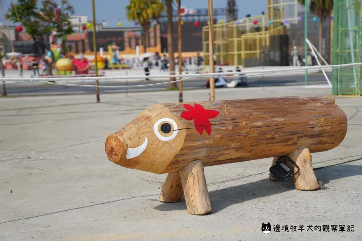 2026 台灣燈會在嘉義，不起眼但超可愛的山豬椅！
