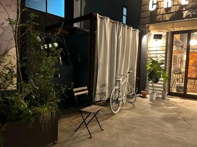 入口處的造景擺設