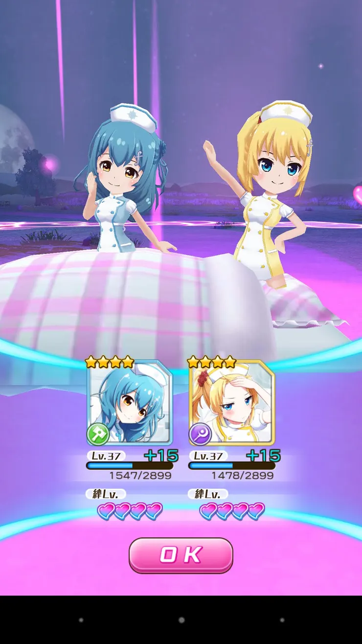 這兩位很愛，所以當初主力隊伍都選他們，結束營運之前幾乎都是選這兩隻作戰。