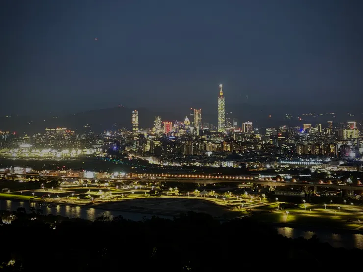 市區觀機平台的景色